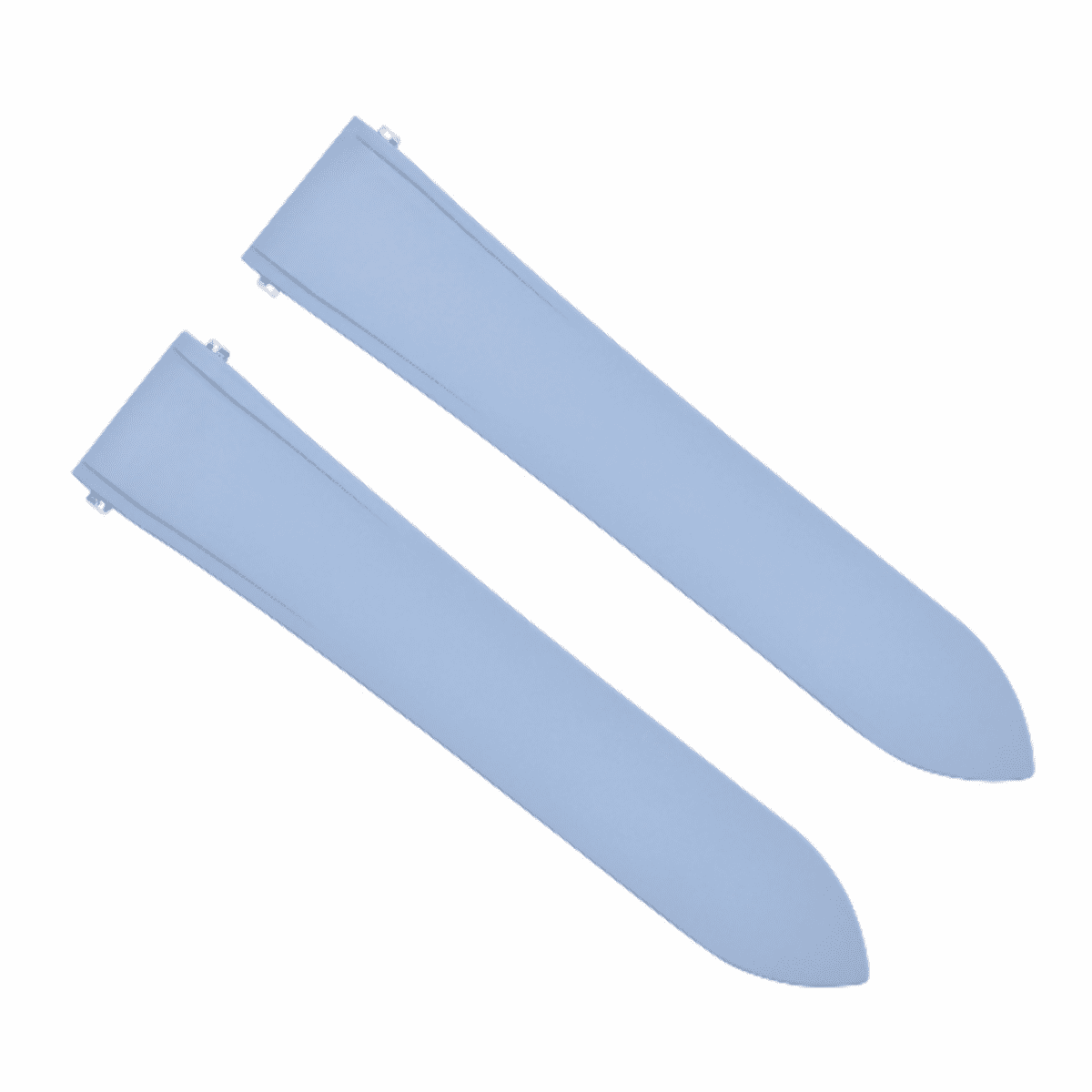 21MM SILICON RUBBER WATCH BAND STRAP, Light Blue, Compatible With ...