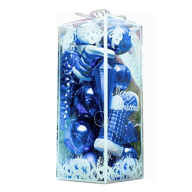 21PCS Christmas Ball Xmas Tree Ball Heteromorphic Christmas Pendant