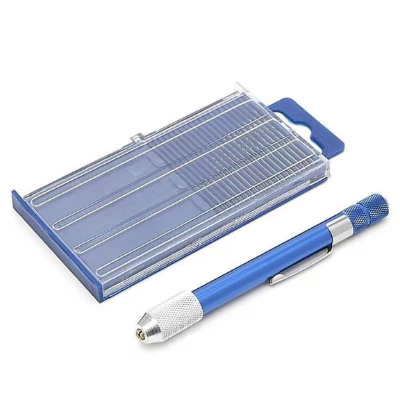 21PCS Metric Mini Micro Drill Bit Set, Carburetor Nozzle Drill Kit with Pin Chuck & Storage Box, for Wood Jewelry DIY
