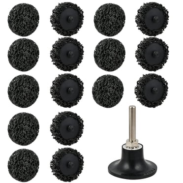 HARFINGTON 10-Pack Strip Discs For Angle Grinder – 4-1/2” Quick Rust & Paint Remover Wheels, 7/8” Arbor