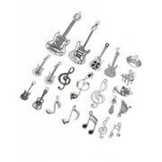 HILABEE 21Pcs Charms, Music Elements Musical Instrument Beads Pendants for Necklace Bracelet Jewelry Making