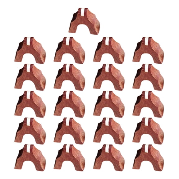 21-Piece Chinese Guzheng Wooden Bridges Set - Musical Instrument Accessories for Guzheng Players and Enthusiasts