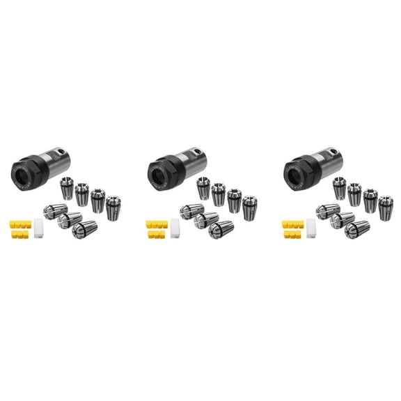 21Pcs ER11 1-7mm Spring Collets with ER11A 5mm Motor Shaft Holder Extension Rod