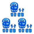 thumbnail image 1 of 21Pcs Protective Gear Set Adjustable Helmetand with Knee Elbow Wrist Safety Pads for Roller Scooter Skateboard Bicycle, 1 of 7