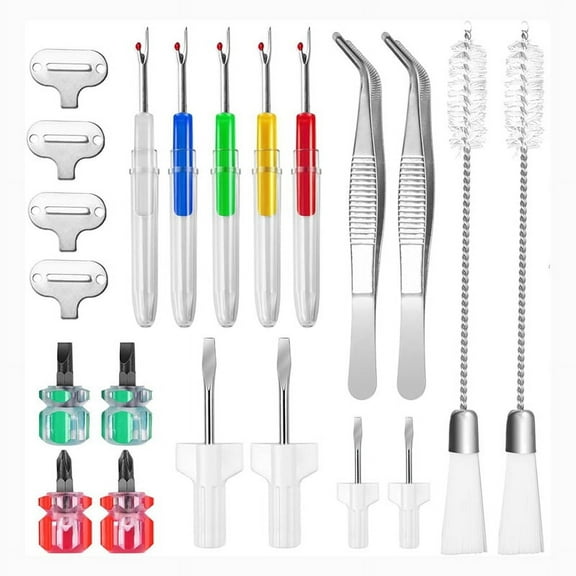 21Pcs Sewing Machine Cleaning Tool Kit Different Size Screwdrivers Sewing Machine Repair Tools