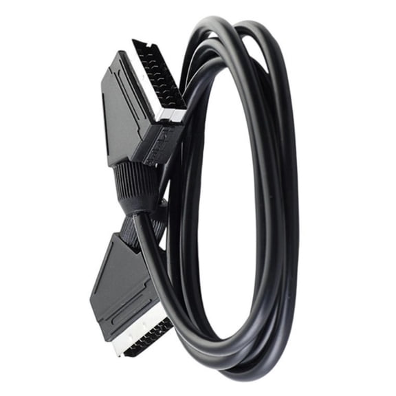 21Pin Scart Cable Scart to Scart Cord Cable Male to Male 21Pin Video Converters for Scart Device Accessories