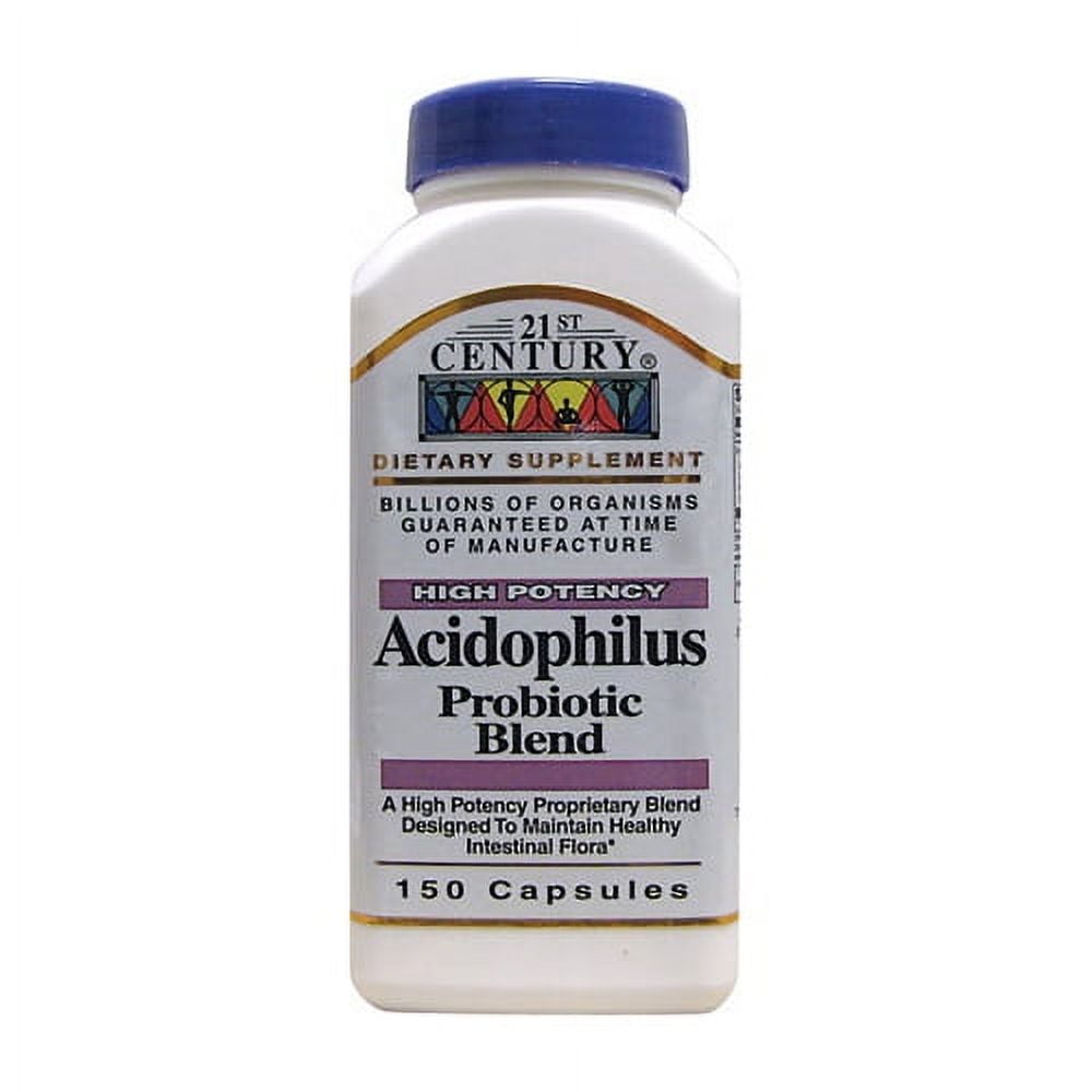 21St Century Acidophilus Probiotic Blend Capsules - 150 Ea - Walmart.com