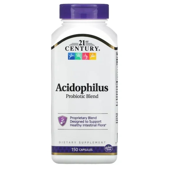 21st Century Acidophilus Probiotic Blend Capsules, 150 Count