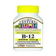 21St Century B-12 2500 Mcg Sublingual Tablets - 110 Ea, 6 Pack