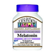 21St Century Melatonin 5Mg Maximum Strength Tablets - 120 Ea, 3 Pack