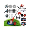 thumbnail image 1 of 21V Cordless 3-In-1 Weeds Eater - Electric Weeds Wacker With Wheels, Foldable Design, 4 Types Of Blades, And Long-Lasting Battery For Efficient Lawn, Yard, And Garden Trimming, 1 of 9