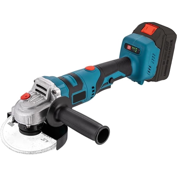21V Cordless Angle Grinder Brushless Motor 3 Speed Power Tool for Cutting Grinding Sanding Polishing