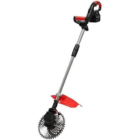 21V Cordless Grass Trimmer Lawn Grass Brush Cutter Blade Whipper Snipper + 2 Battery, Lightweight Weed Wacker/, for Garden and Yard Lawn$$Garden & Patio