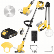 21V Cordless Grass Trimmer, Portable Lawn Edger & Weed Cutter for Yard Care, Garden Trimming, Lawn Maintenance & Outdoor DIY Use