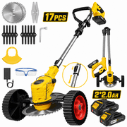 21V Cordless Grass Trimmer, Portable Lawn Edger & Weed Cutter for Yard Care, Garden Trimming, Lawn Maintenance & Outdoor DIY Use