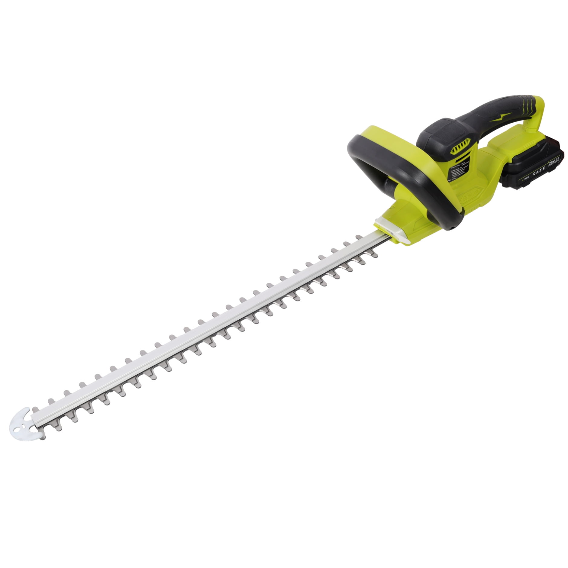 21V Cordless Hedge Trimmer With Battery And Charger, 21 Inch Dual Action Steel Blade For Lawn Garden Bush Trimming And Landscaping