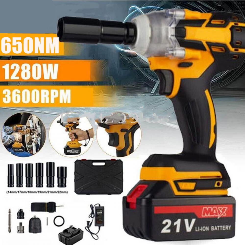 21V Cordless Impact Wrench 1/2