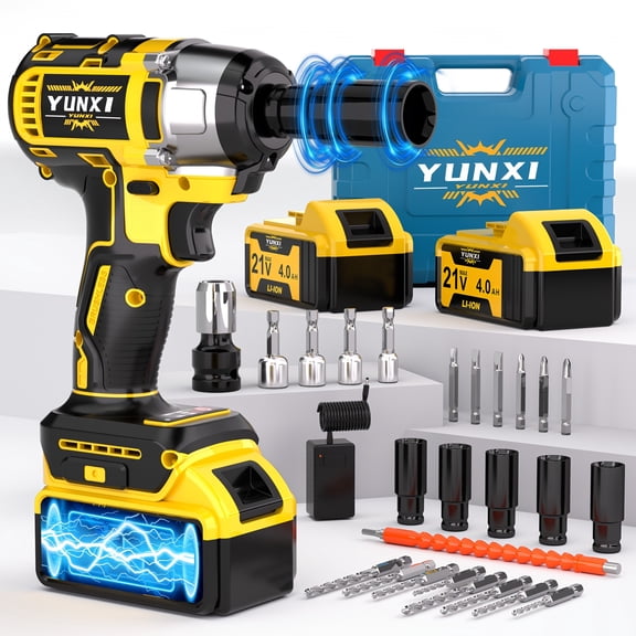 21V Cordless Impact Wrench, 3-in-1 Multifunctional Tool for Auto & Home Repair
