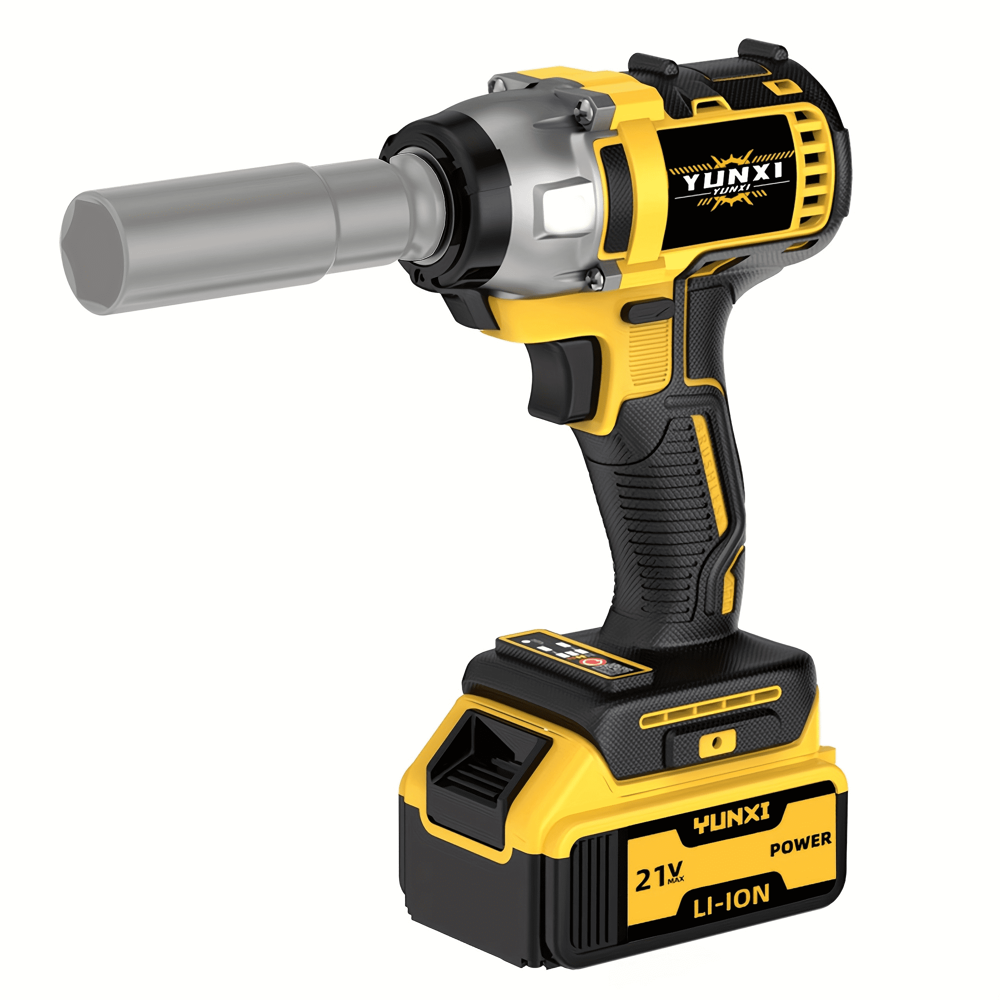 21V Cordless Impact Wrench, Portable Power Tool for Home & Outdoor Use