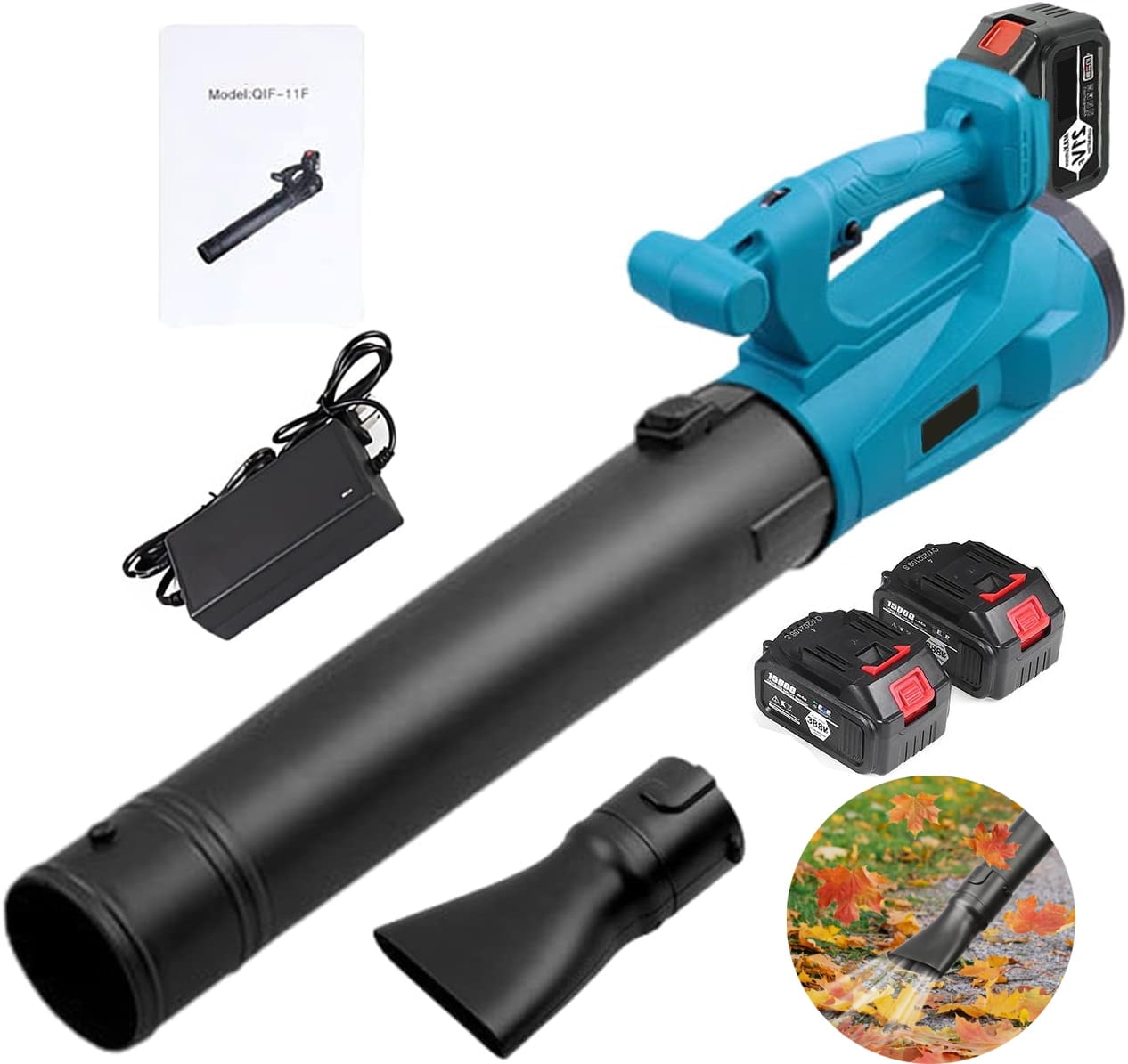 21V Cordless Leaf Blower, 150 MPH, 460 CFM, 6 Adjustable Speeds, Lightweight \u0026 Powerful for Lawn Care, Snow Blowing, and Debris Cleanup