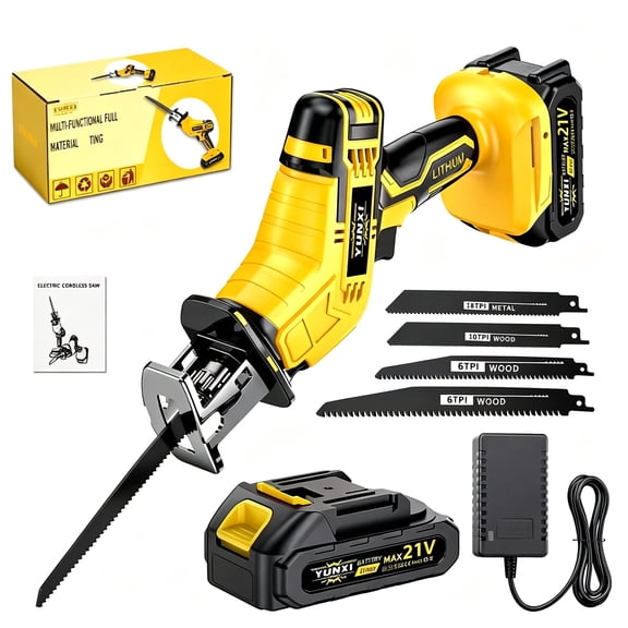 Cordless Reciprocating Saw, Multifunctional Cutting Tool for Daily Use & Gifting