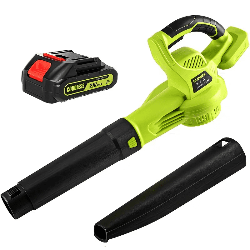 21V Green Leaf Blower with 1battery