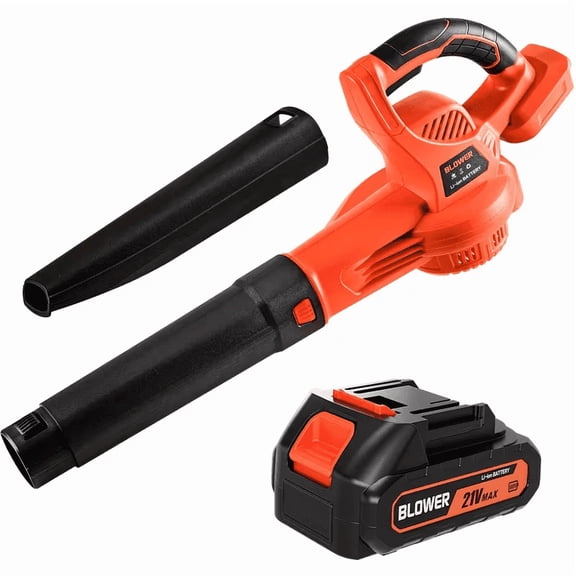 Orange Leaf Blower -1battery(Including Charger)
