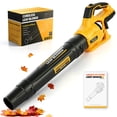 thumbnail image 1 of 21V Portable Cordless Leaf Blower, 100MPH & 476CFM, 2‑Speed Adjustable, Compatible with DEWALT 20V Battery, Tool Only, for Yard Lawn Driveway Cleaning, 1 of 11