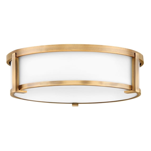 Hinkley Lighting - Three Light Flush Mount - Foyer - Lowell - 21W 3 LED Large