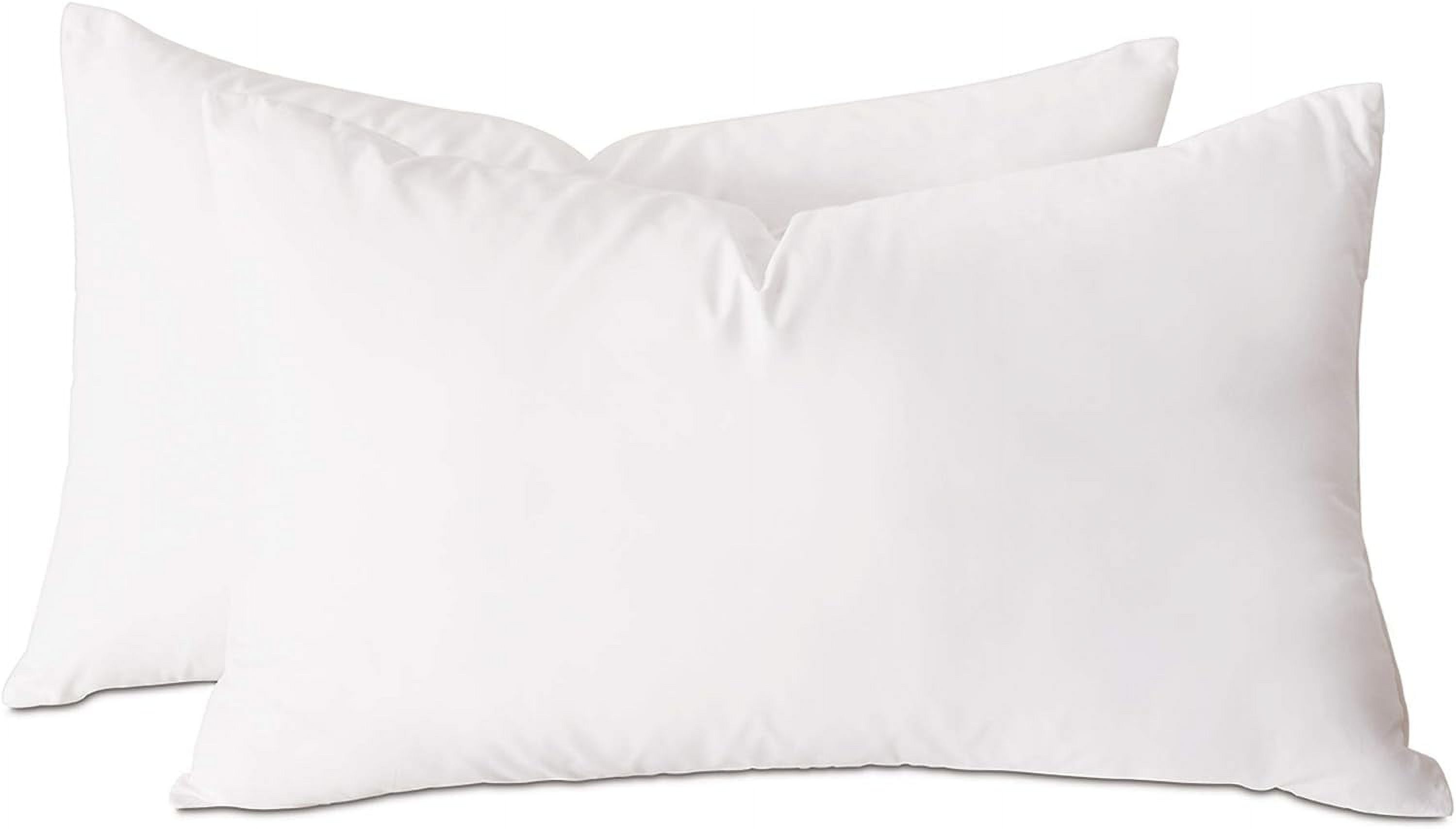 21X27 Hypoallergenic Fluffy Faux Down Rectangular Standard Pillow