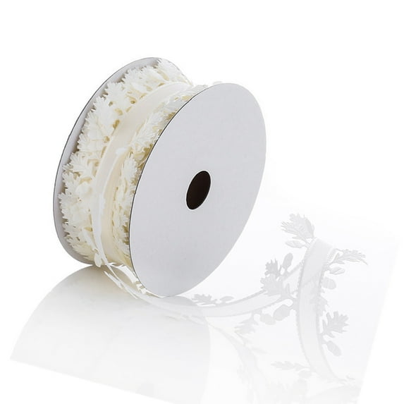 21Yards Leaves Ribbon 40mm Wide Christmas Decorative Ribbons for ...
