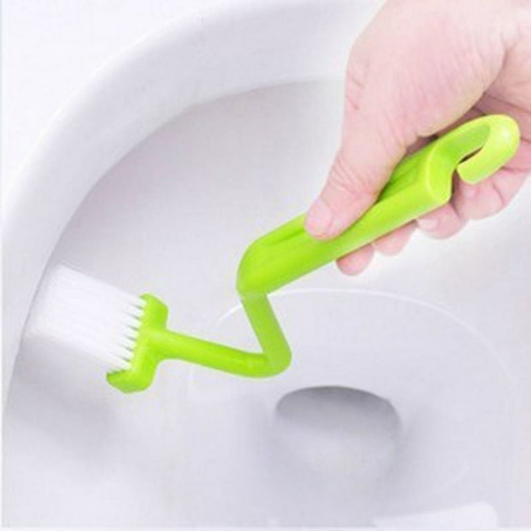 21cm/8.26'' V Type Curved Plastic Toilet Brush Cleaning Toilet