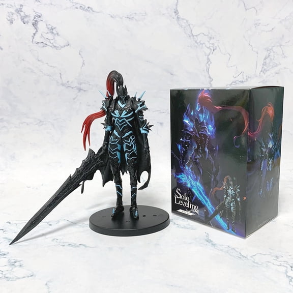 21cm In Stock Solo Leveling (Anime Version) Figure -Sung Jinwoo Action Figure PVC Collect Model Figure Display Anime Merchandise