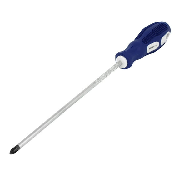 21cm Long Shaft 6mm Magnetic Tip Nonslip Handle Cross Head Screwdriver