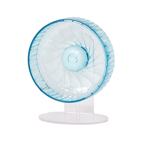 21cm Silent Hamster Whirlwind Running Wheel, 8.26 Inch Wide Track Spinner with Stand, Professional Dual Axis Exercise Toy, Quiet Hamster Cage Accessory for Dwarf Syrian Hamsters Gerbils