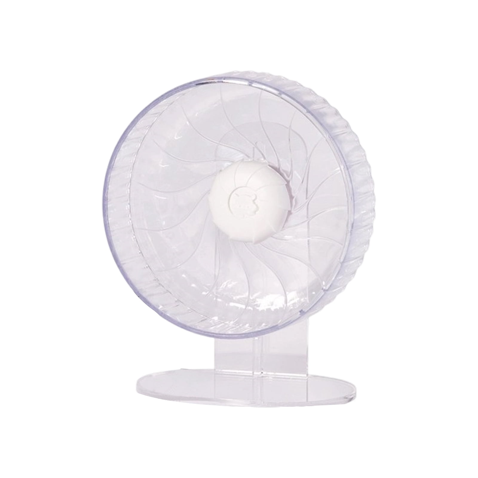 21cm Silent Hamster Whirlwind Running Wheel, 8.26 Inch Wide Track Spinner with Stand, Professional Dual Axis Exercise Toy, Quiet Hamster Cage Accessory for Dwarf Syrian Hamsters Gerbils