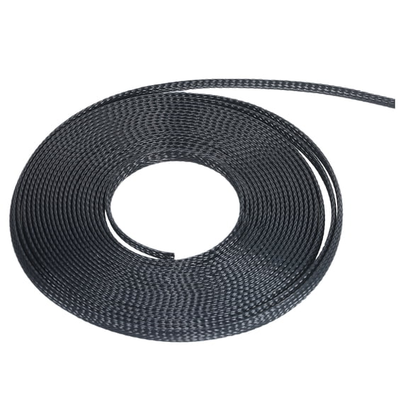 21ft 1/4 Inch (6mm) Expandable Braided Cable Sleeve Cord Protector Tubing Sheath for Automotive Television Computer & Other Home Devices