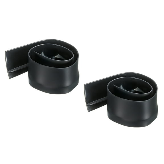 21inch Length Silicone Stove Gap Cover Gap Filler Between Stove and Counter Black 2Pack