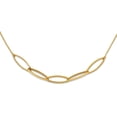 thumbnail image 1 of 21mm 14k Solid Yellow Gold Polished Fancy Link With 1in. Extension Necklace 16.5 Inch Pendant Necklace for Women, 1 of 2
