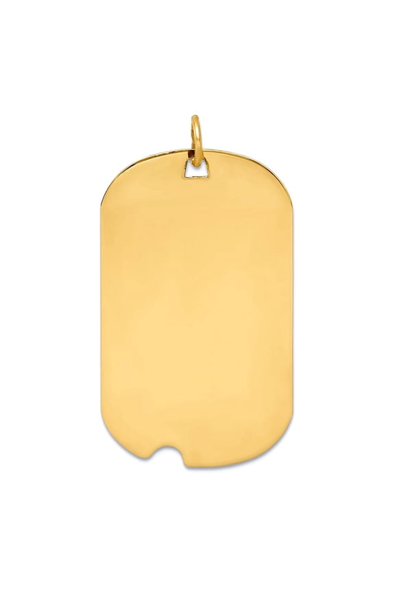 21mm 925 Sterling Silver Gp Engraveable Animal Pet Dog Tag Disc Charm Pendant Necklace for Women