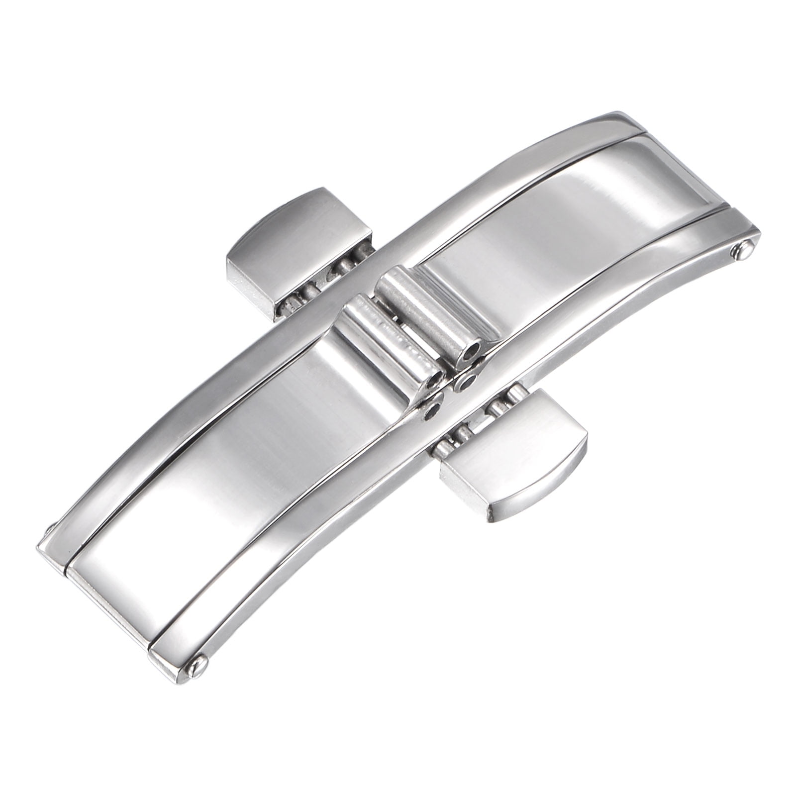 21mm Folding Deployment Clasp Buckle Stainless Steel Watch Band Extender 6mm Install Width