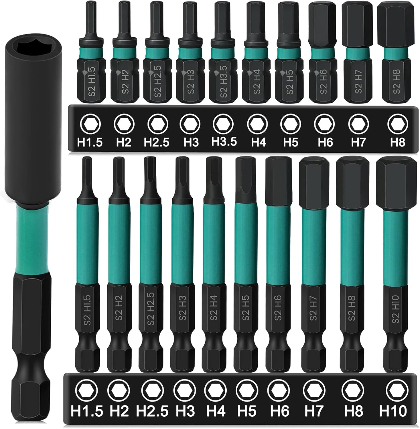21pcs-Allen-Wrench-Drill-Bits-