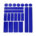 thumbnail image 1 of 21pcs Blue Reflective Stickers Safety Warning Strip Tape for Car Trucks Bicycles Motorcycles, 1 of 6