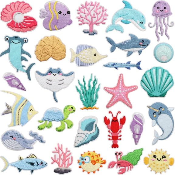 Cute Cartoon Kids Embroidered Patches, Sew/Iron On Repair Applique Embroidery Patches for T-Shirt, Jackets, Jeans, Vests,Hats, Backpacks,Bags
