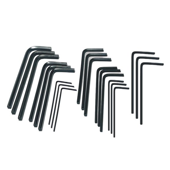 21pcs Mini Hex Key Set,Mini Hex Wrench sets Tool Kit,Imperial L Shape Micro Allen Wrench, 0.028, 0.035, 0.05, 1/16", 5/64", 3/32", 7/64", Each 3 Set.