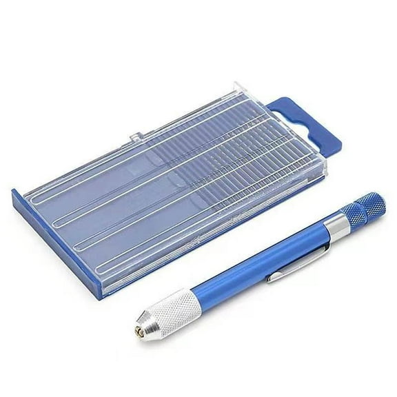 21pcs Mini Twist Micro-Drill Set 61-80 Jewelers Bit Pin w/ Hand Drill Kit S6N7