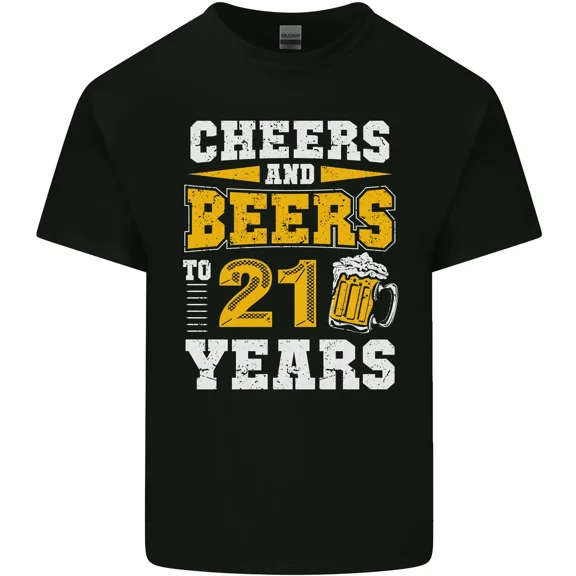 21st Birthday 21 Year Old Funny Alcohol for a Drinking and Party H11563 Unisex T-Shirt, Up to 5XL Available
