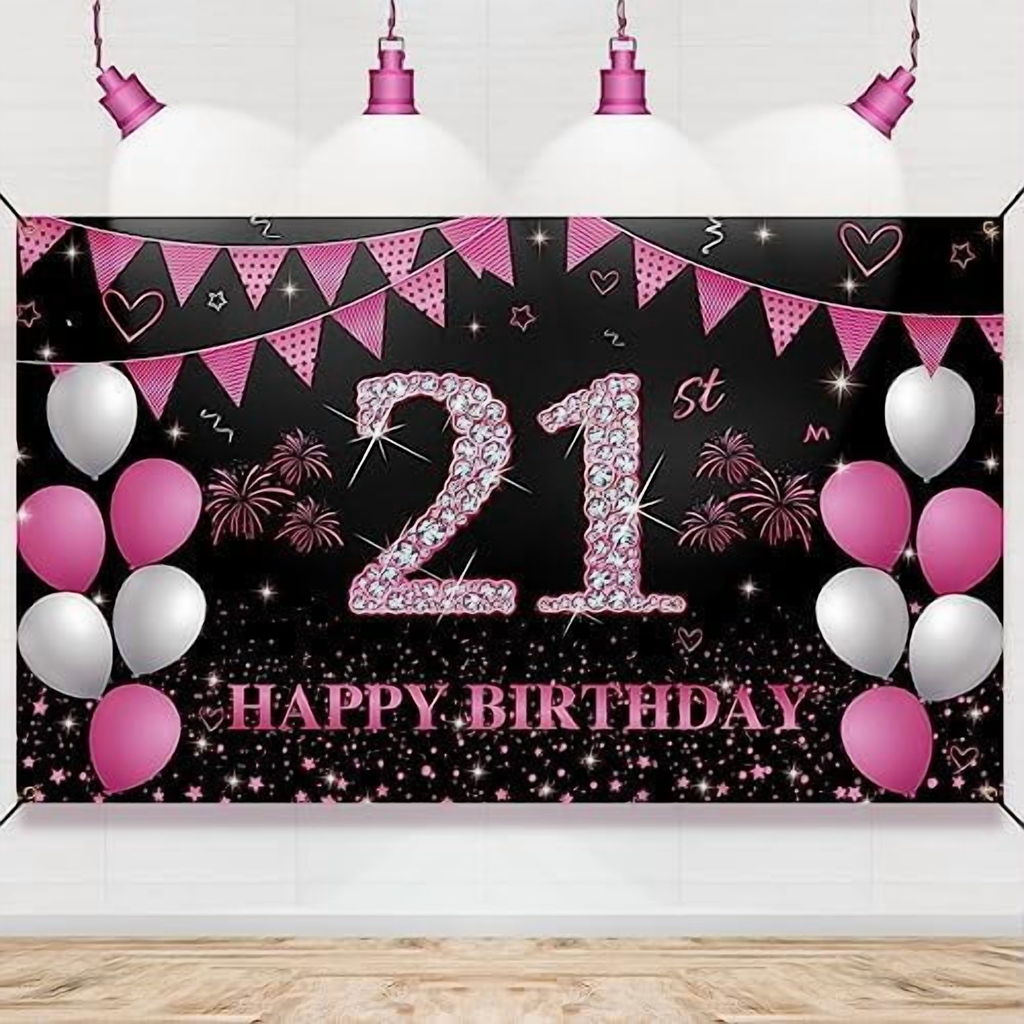 21st Birthday Photo Booth Party Props 40 Pieces Funny 21st