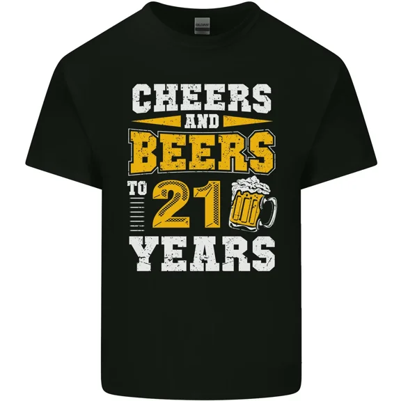 21st Birthday Funny 21 Year Old and Alcohol and Unisex T-Shirt