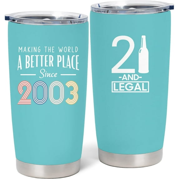 21st Birthday Gifts for Her, Gifts for 21st Birthday Female, 21 Year Old Birthday Gifts for Her, 21st Birthday Gifts for Women, 21st Birthday Gifts for Daughter Tumbler 20oz